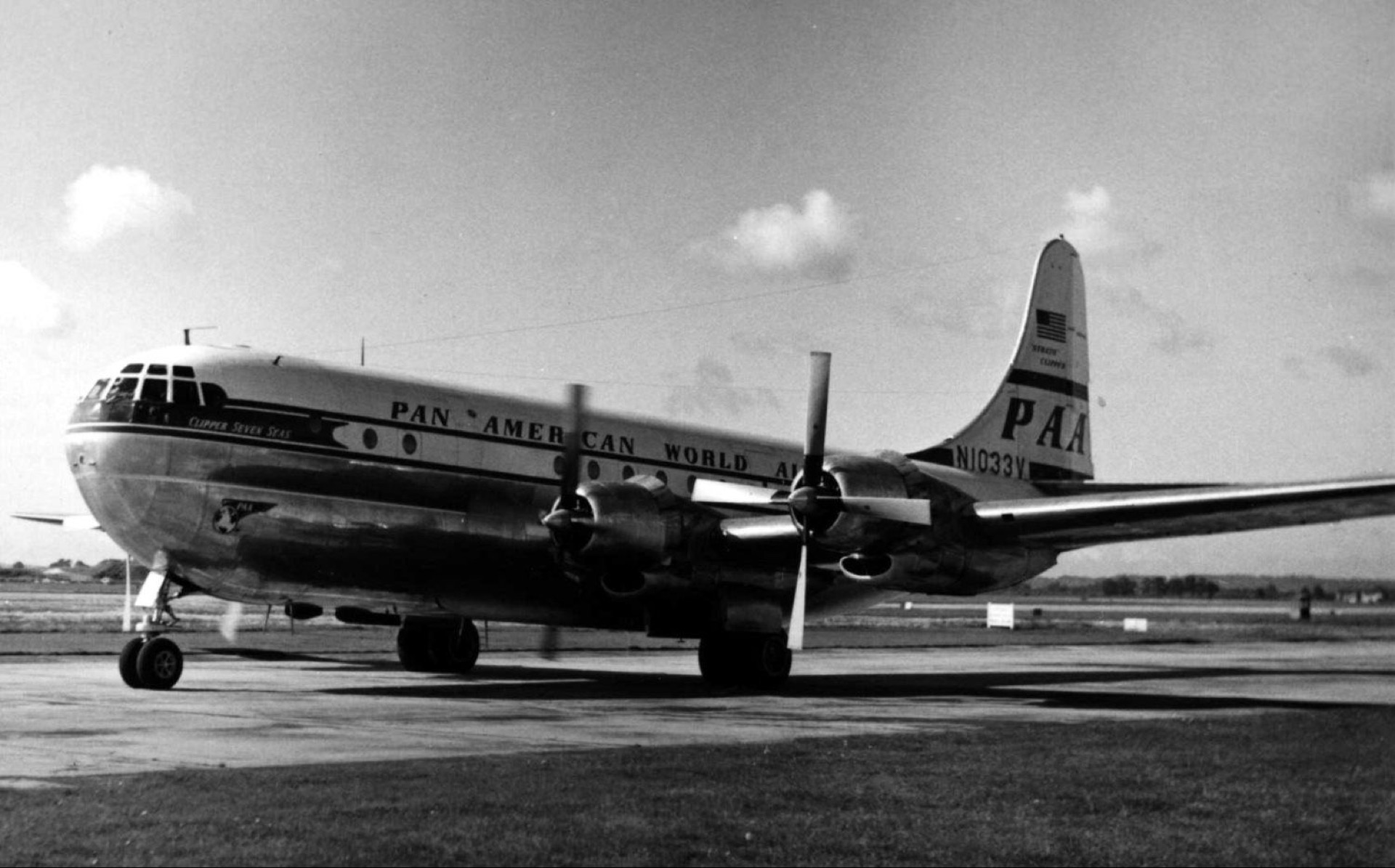 Vintage airliner